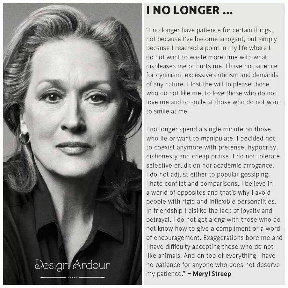 Meryl Streep Quote